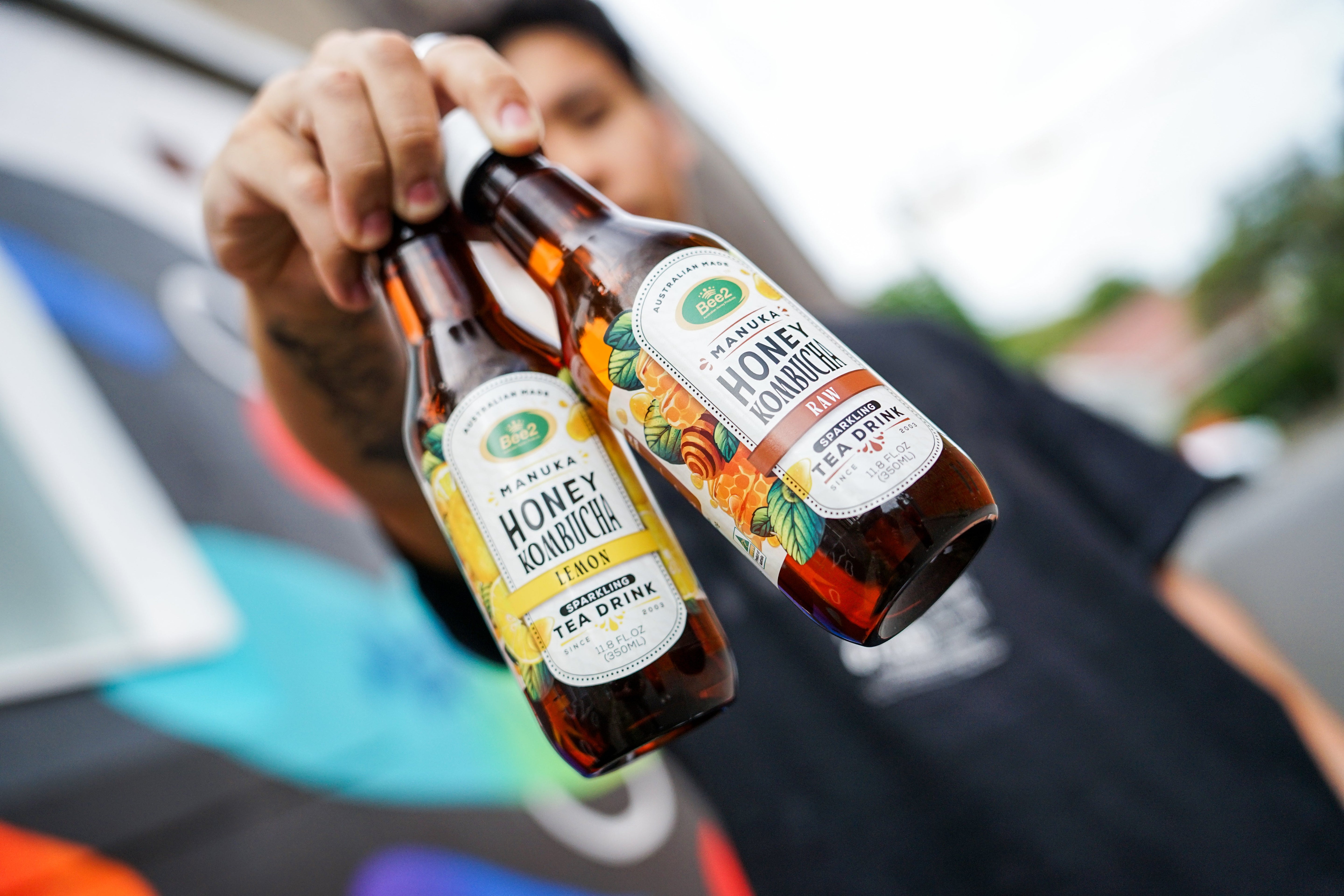 Bee2 Manuka Honey Kombucha (12 Bottles)