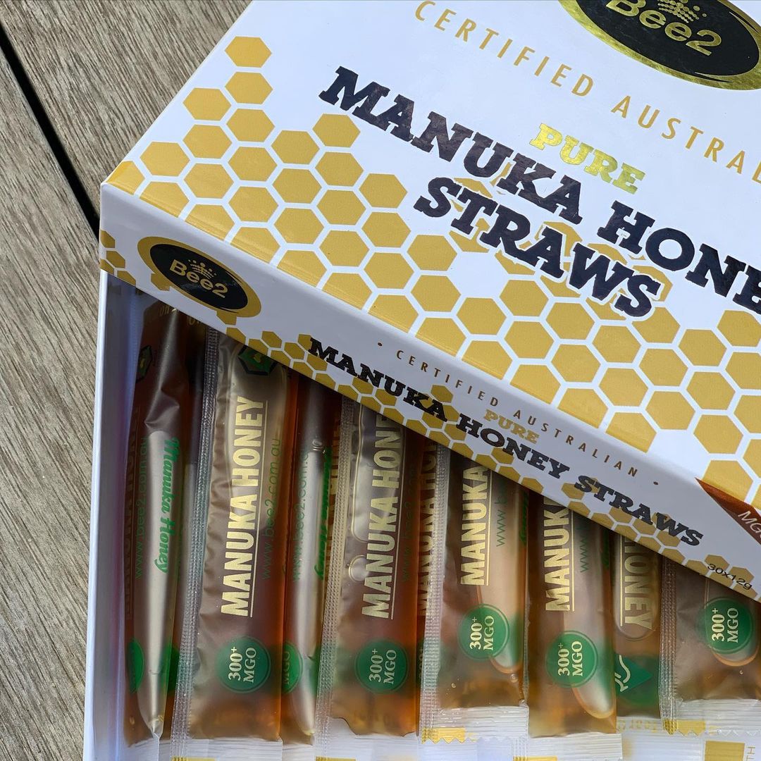Bee2 Manuka Honey Straws MGO 300+