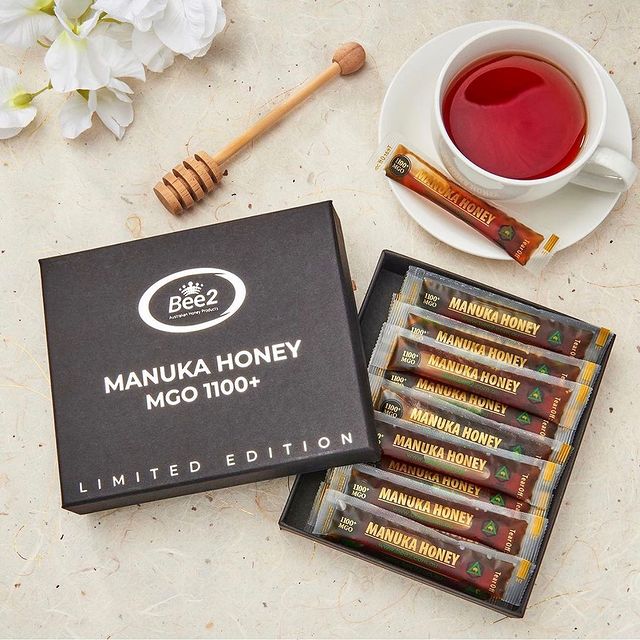 Bee2 Manuka Honey Straws MGO 1100+