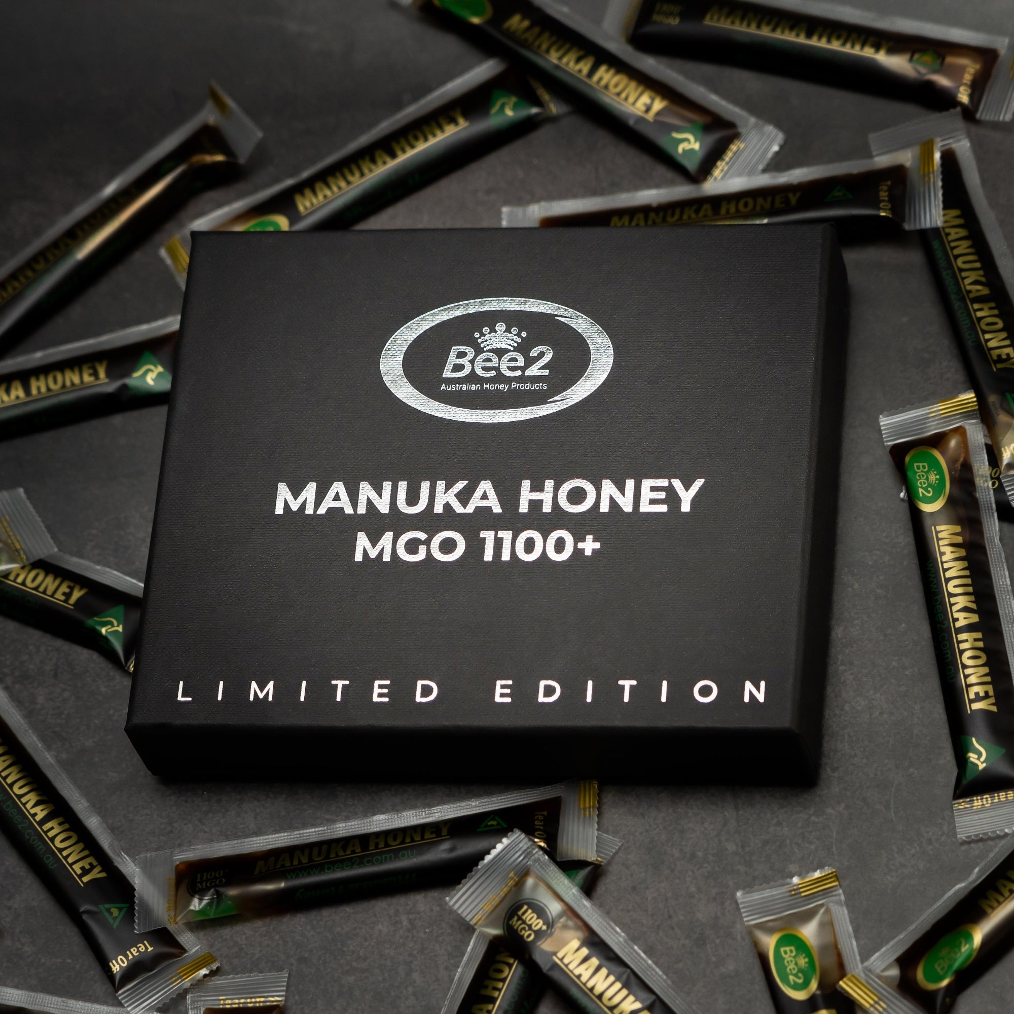 Bee2 Manuka Honey Straws MGO 1100+