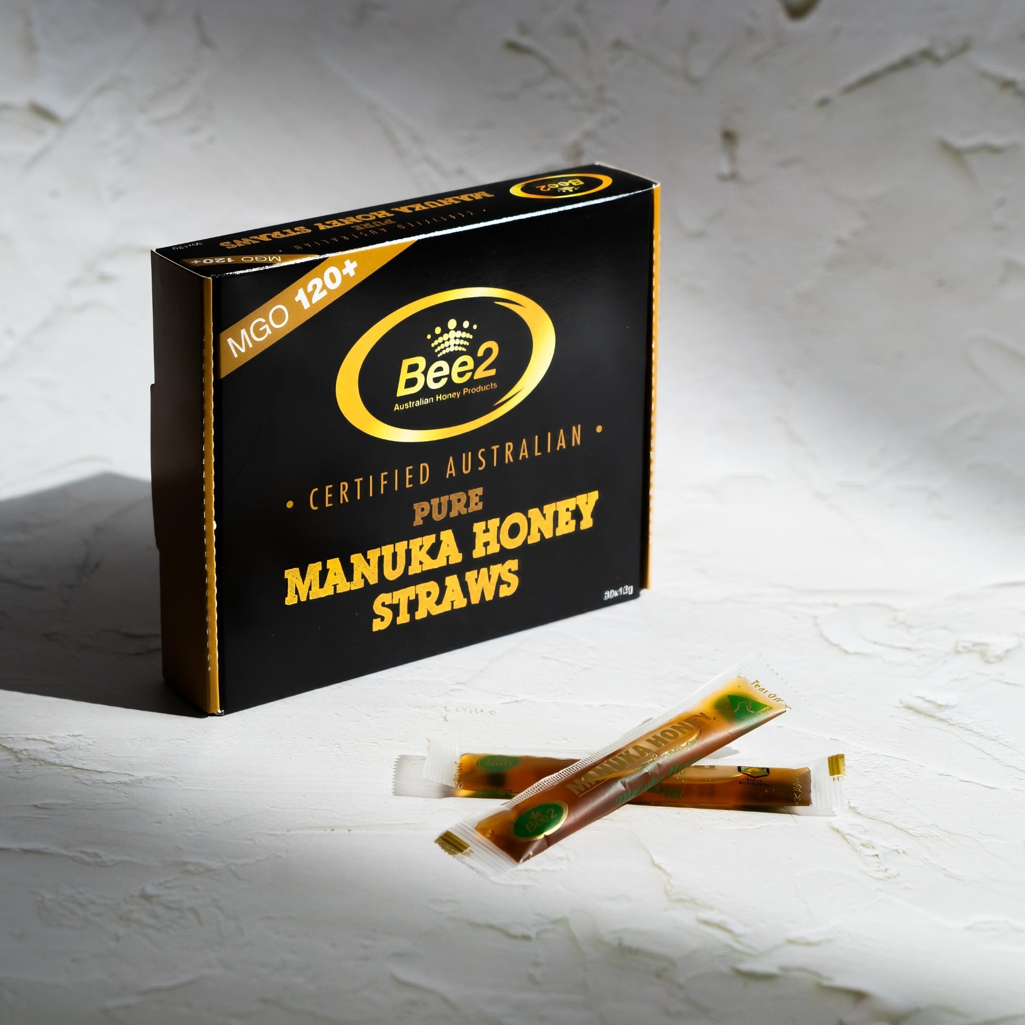 Bee2 Manuka Honey Straws MGO 120+