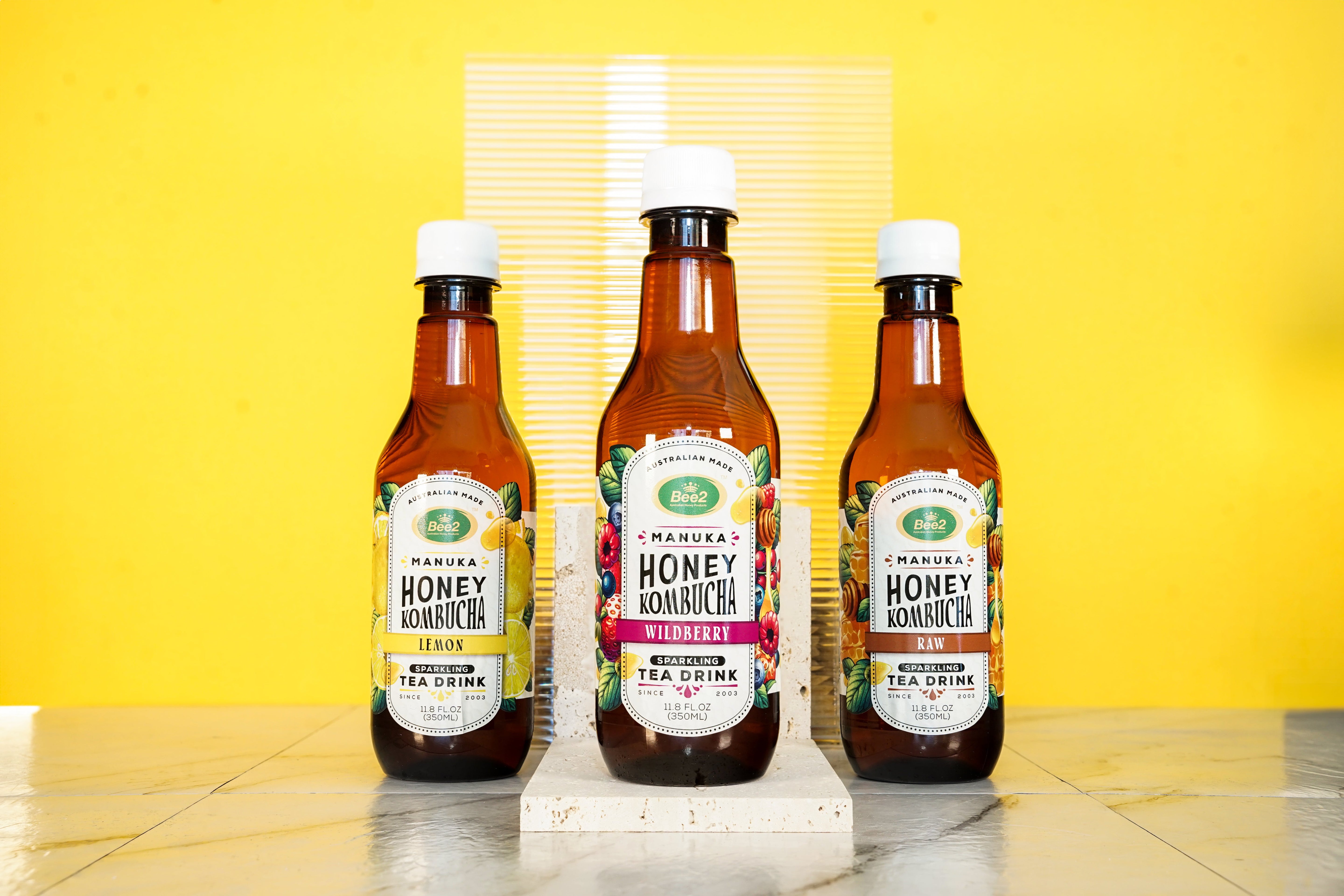 Bee2 Manuka Honey Kombucha (12 Bottles)