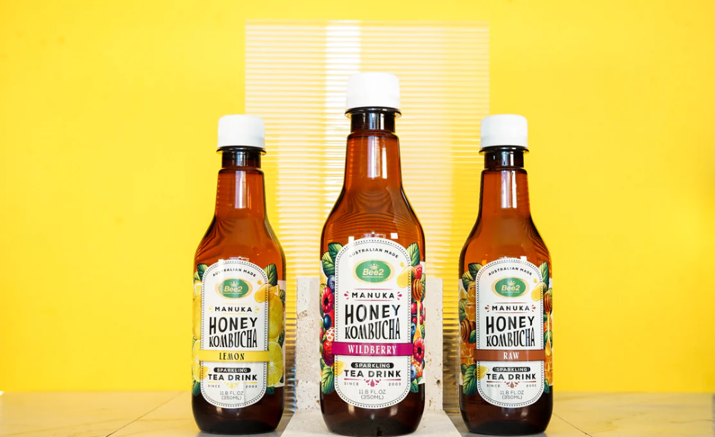 Bee2 Manuka Honey Kombucha (12 Bottles)