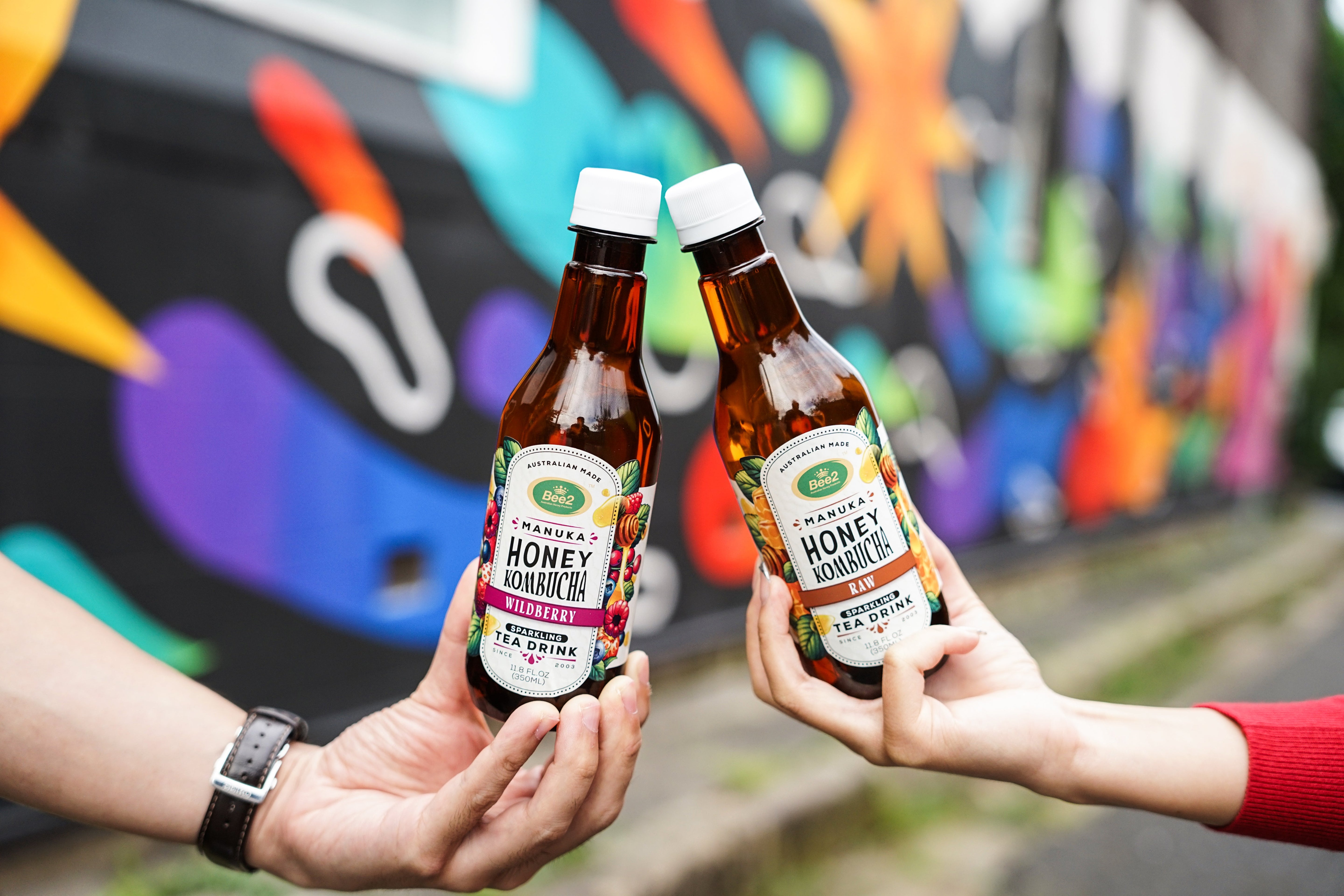Bee2 Manuka Honey Kombucha (12 Bottles)
